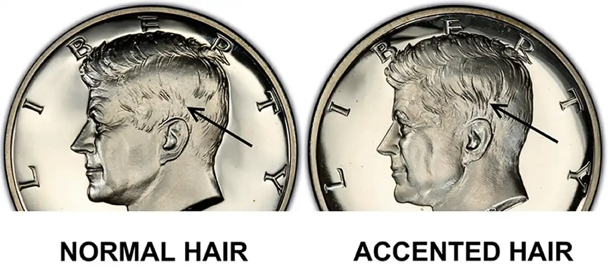 1964-Proof-Kennedy-Half---Accented-Hair?