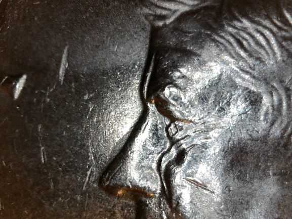 1994-Kennedy-Half-*serious-Ear-And-Eye-Issues*-Looks-Like-3-Ears