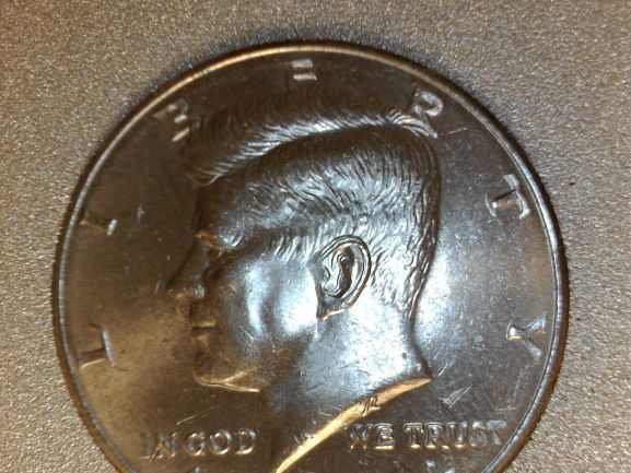 1994-Kennedy-Half-*serious-Ear-And-Eye-Issues*-Looks-Like-3-Ears