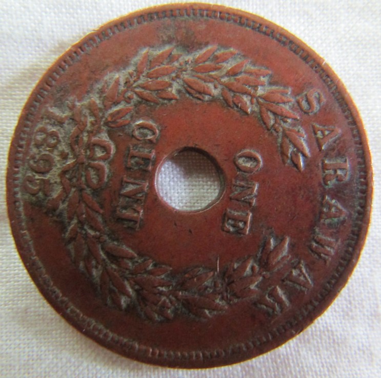 Sarawak-Cent-1895-H-Not-In-Krause