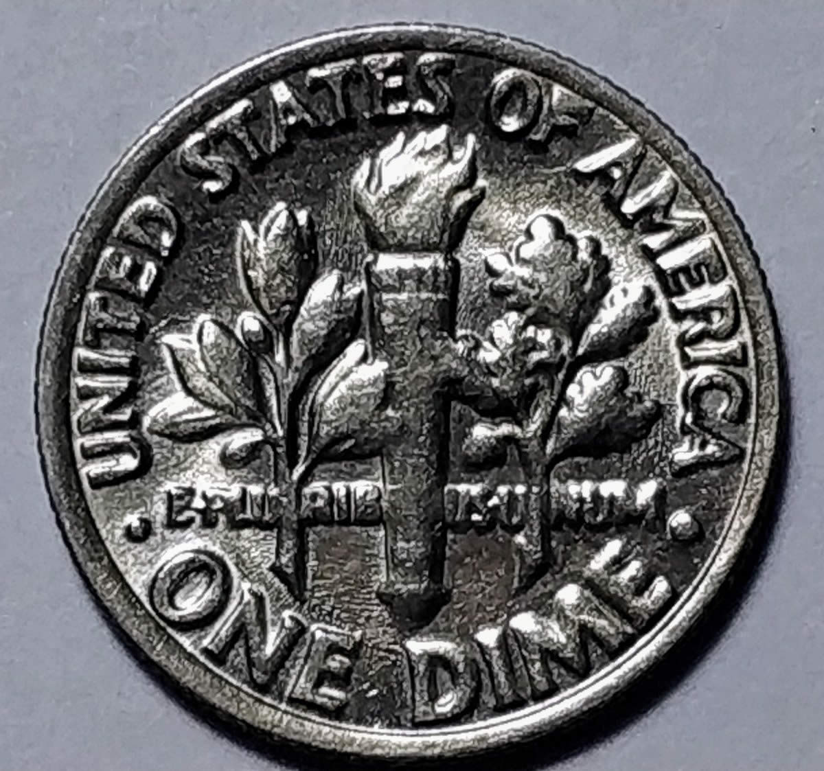 1983-P--Roosevelt-Prominent-Thick-Stout-Letter-&--Symbolic-Picture-Dime