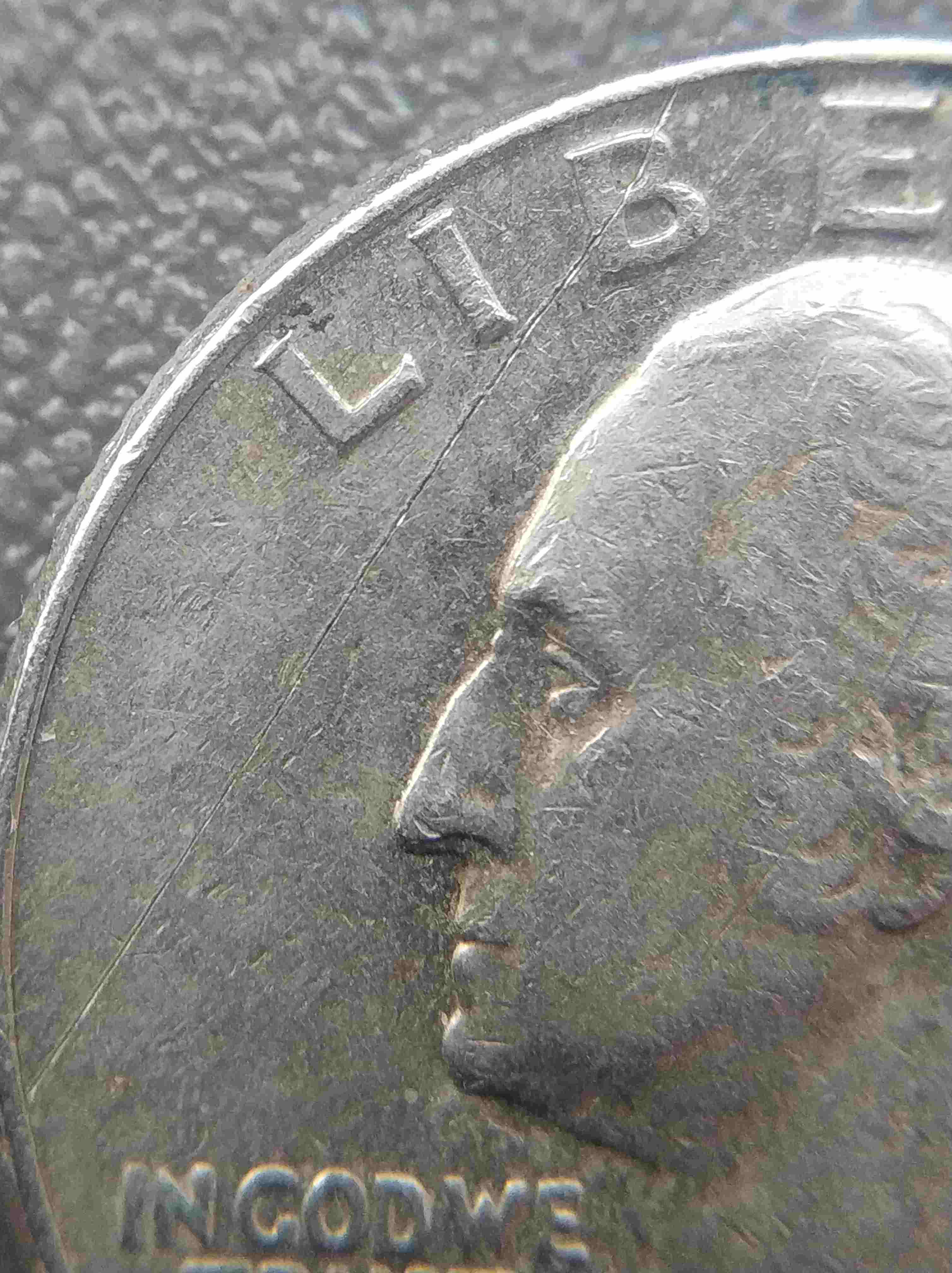 Planchet-Or-Die-Crack-,-Scratch-Was-This-1987-D-Washington-Quarter