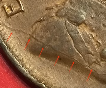 1908-Straits-Settlements-1-Cent-Die-Crack-Mint-Error