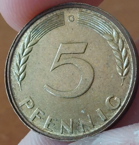 Germany-5-Pfennig-G-One-Side-Coin?