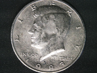 1983-D-Kennedy-Half---Error-Or-Air?-Two-Faced-Kennedy.