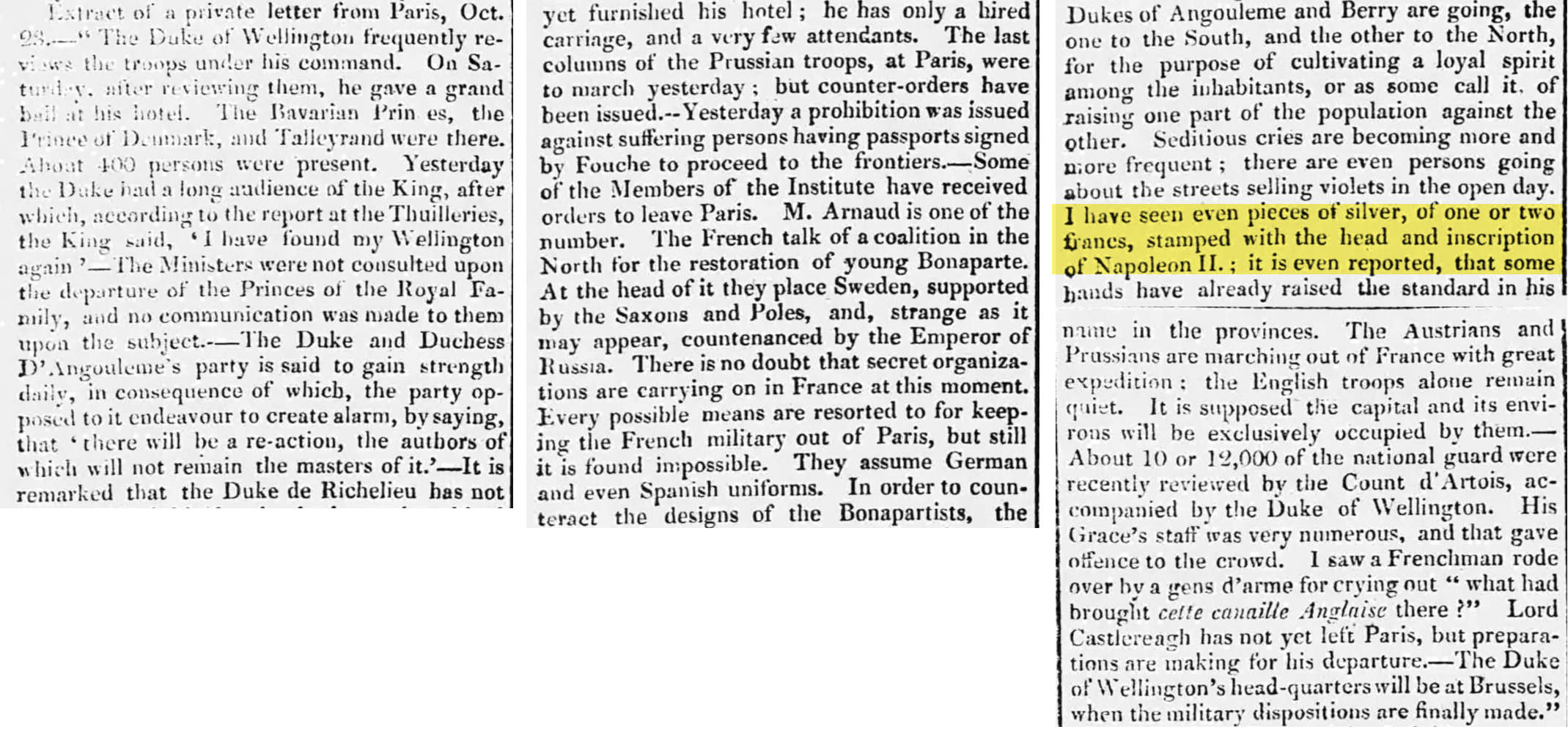 French-Pretender-Coinage