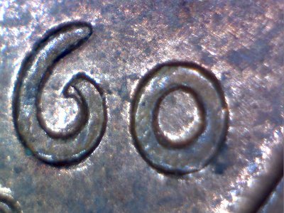 1960-D-Lincoln-Penny,-#-6-Funny-Looking?