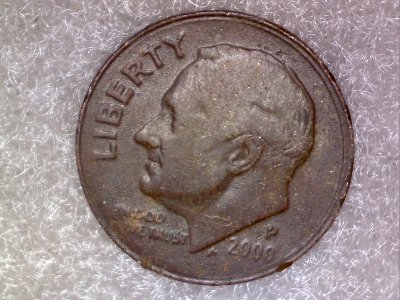 2000-P-Dime-Missing-Clad-Layer,-Or?