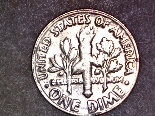 1985-P-Dime,-Line-Under-Bust-And-Doubling?