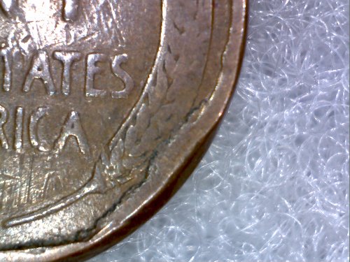 1937-Wheat-Penny,-Reverse-Edge-Folded-Over?