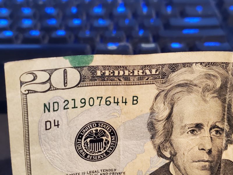 Possible-Ink-Drop-On-A-20-Dollar-Bill?