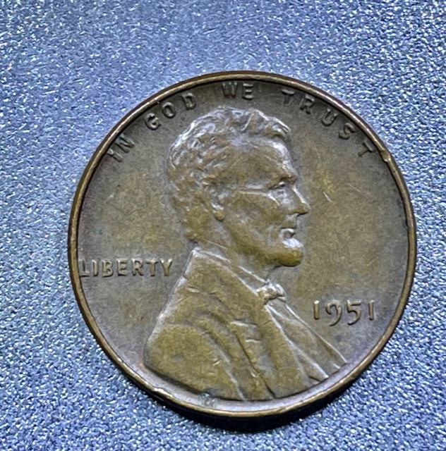 1951-Wheat-Penny-Lamination-Error