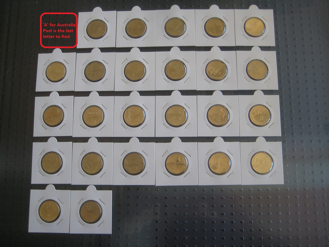Task---To-Noodle-A-Complete-Set-Of-The-Great-Aussie-Coin-Hunt--'A'-To-'Z'