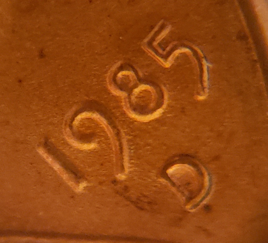 1985-D-Lincoln-Penny----See-Rev.-Columns-DDR-And-DDO?