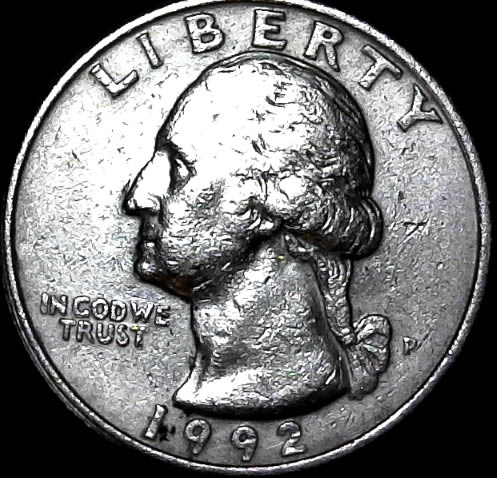 1992-P-Washington-Quarter-For-Grading