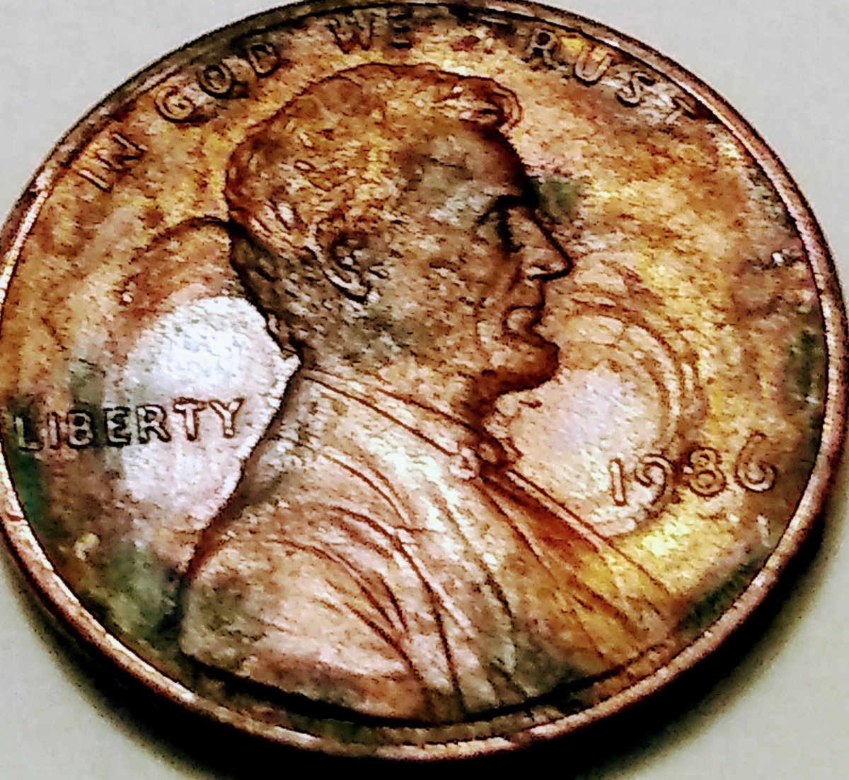 1986-Liberty-Penny-No-Mint-Mark,-Any-Info-On-What-Happen-To-This-One-?