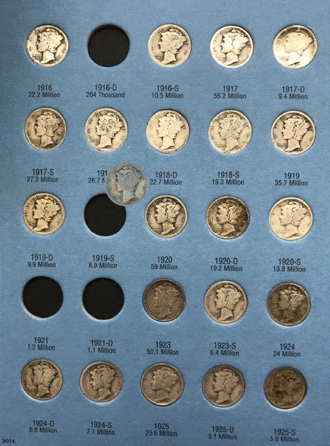 Filling-My-Circulated-Mercury-Dime-Whitman-Album