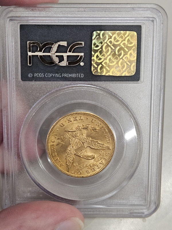 New-Acquisition-1899-10$-Gold-Piece,-Concerns-About-Cracks-In-PCGS-Case