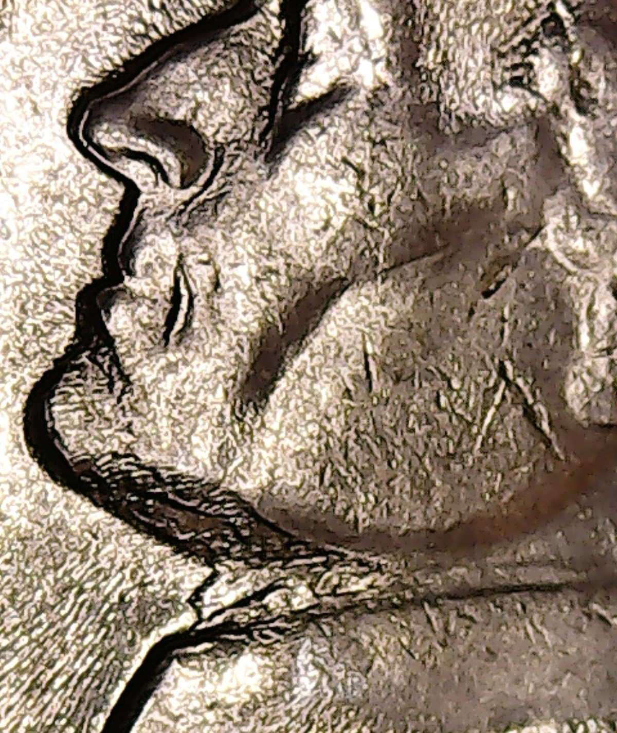 1964-D-Nickel---Strange-Chin/Neck-Area