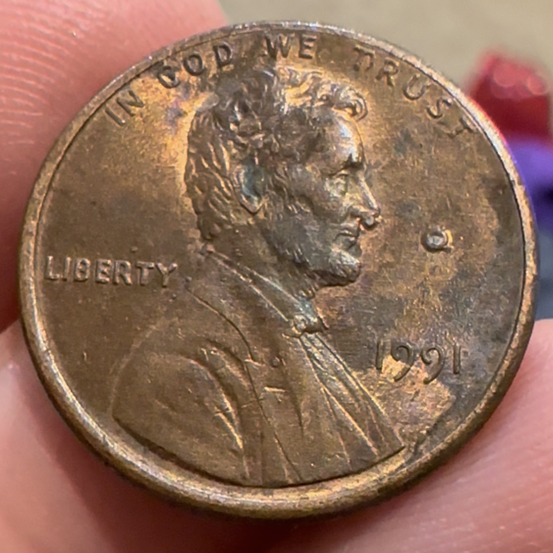 1991-P-Lincoln-Penny---Obverse-Errors?