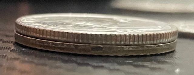 1954-Cinco-Centavos-Rim/Edge-Error