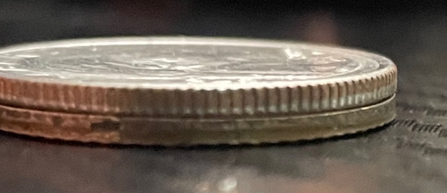 1954-Cinco-Centavos-Rim/Edge-Error
