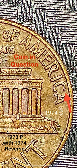 1973-P-Memorial-Cent-With-1974-Reverse