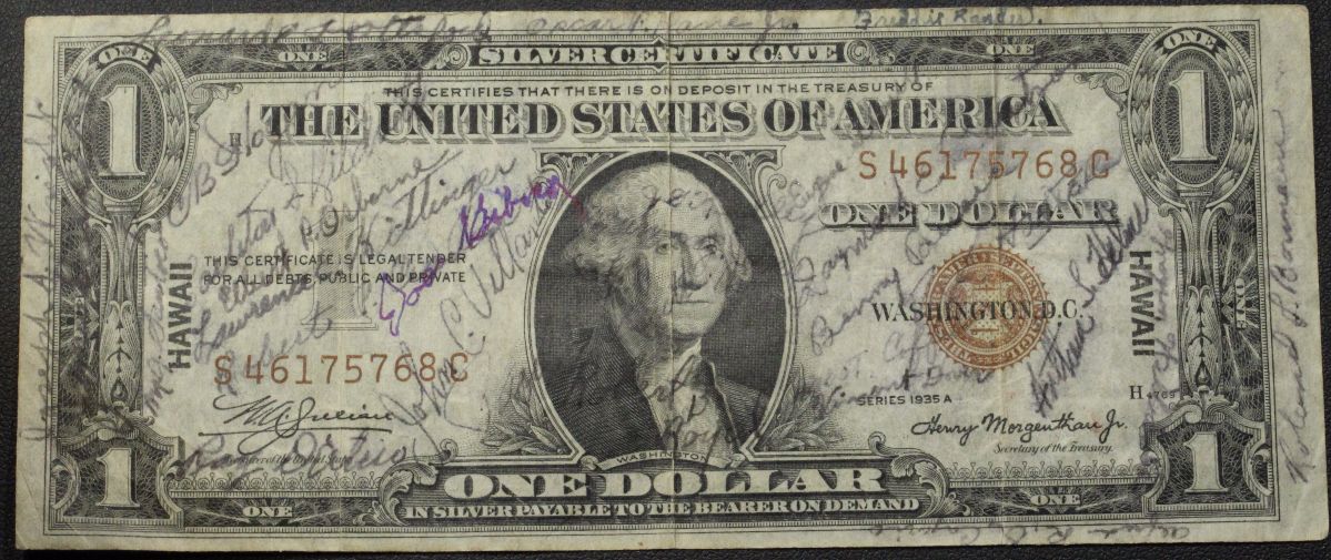 Short-Snorter-Hawaiian-Note-Signed-By-My-Great-Grandfather!