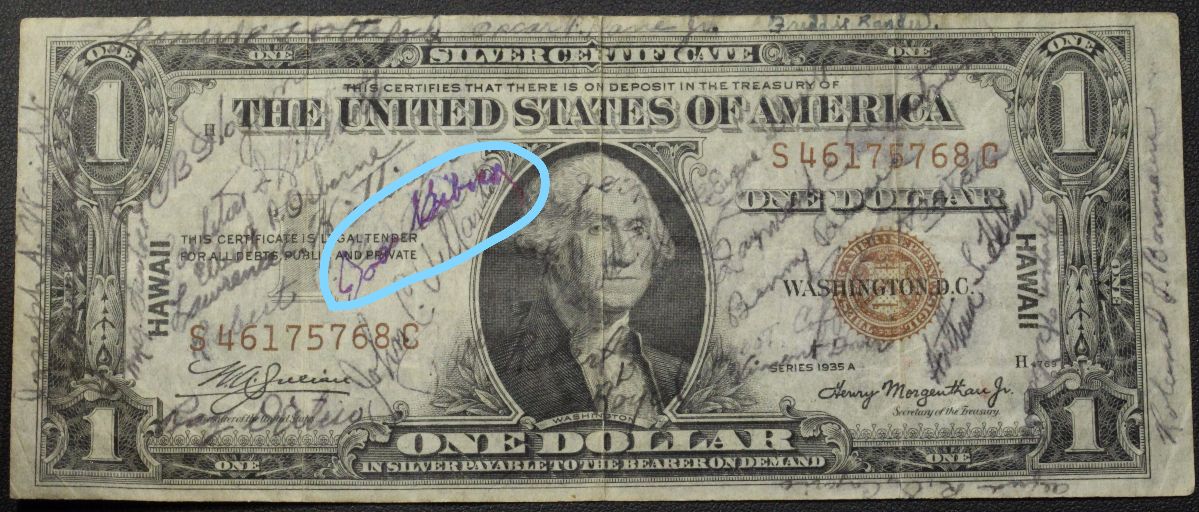 Short-Snorter-Hawaiian-Note-Signed-By-My-Great-Grandfather!