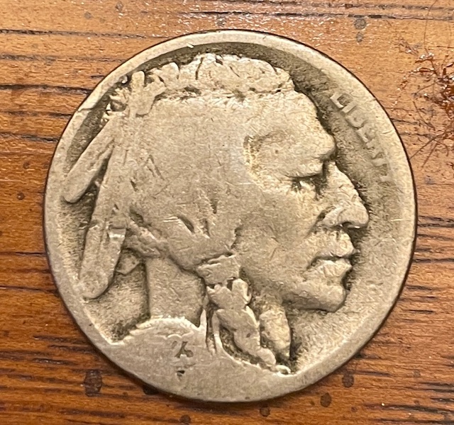 PMD-Or-Some-Sort-Of-Lamination-Error?-1923-S-Buffalo-Nickel-Reverse