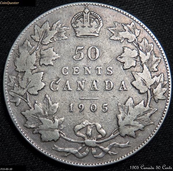 1905-Canada-50-Cents-Coin-F15-Obverse