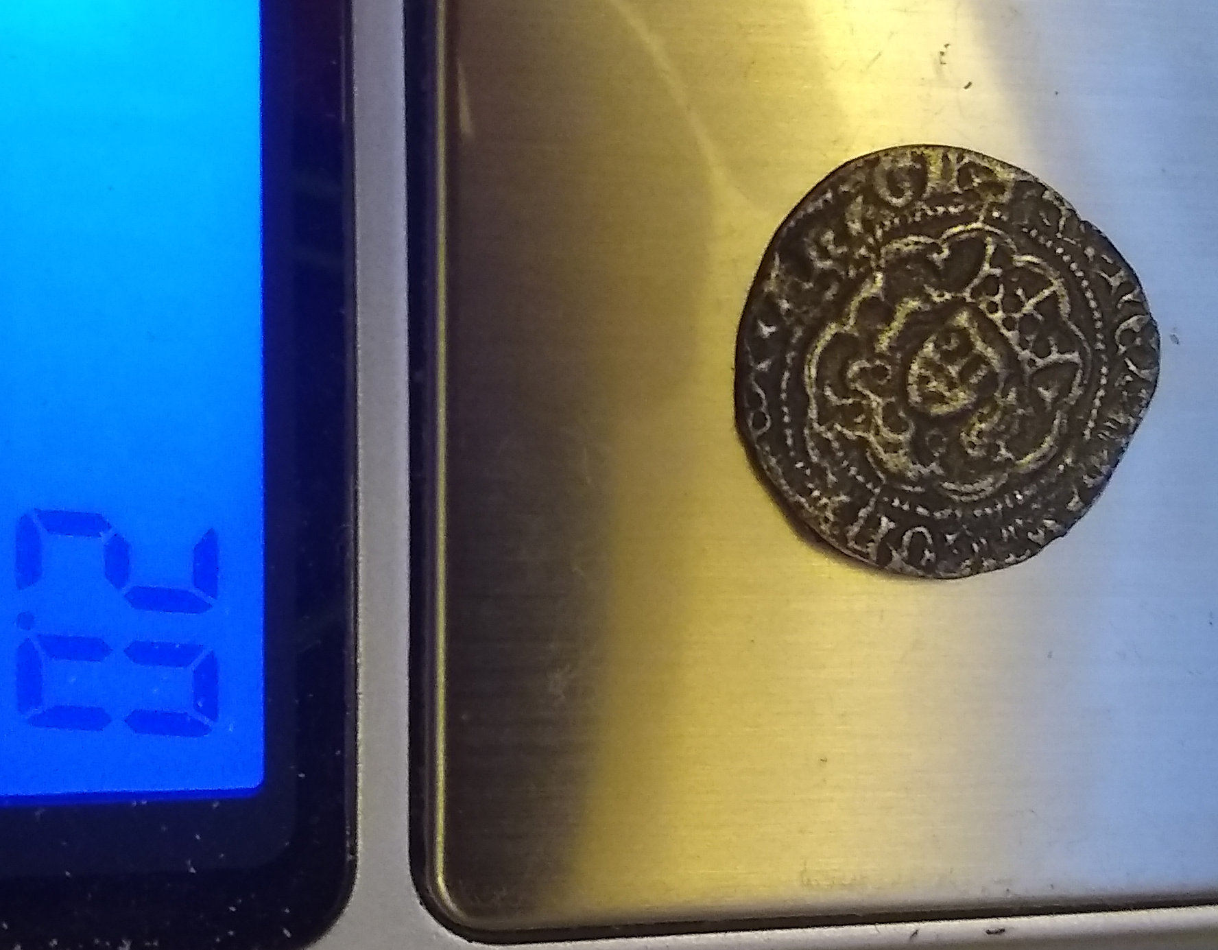 Hammered-Coin,-Possibly-British,-Possibly-Reproduction?