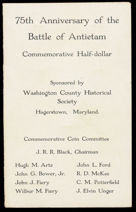 Commems-Collection-Classic:-1937-Battle-Of-Antietam-75th-Anniversary
