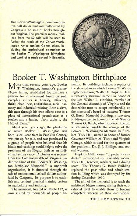 Commems-Collection-Classic:-1951-54-George-Washington-Carver-Booker-T-Washington