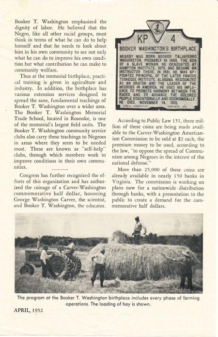 Commems-Collection-Classic:-1951-54-George-Washington-Carver-Booker-T-Washington