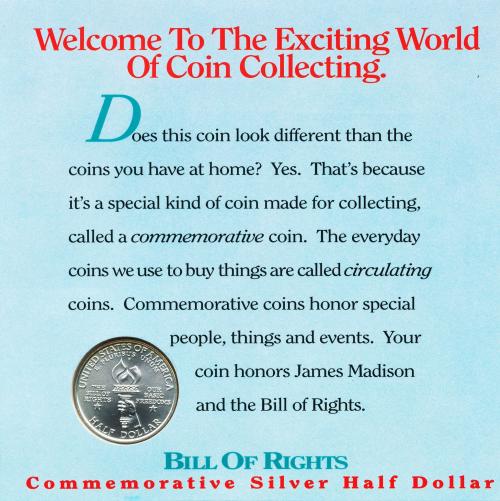 Commems-Collection-Modern:-1993-Bill-Of-Rights-Young-Collectors-Set