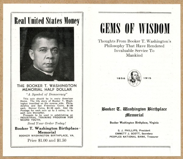 Commems-Collection-Classic:-1946-Booker-T-Washington-Memorial-Ephemera