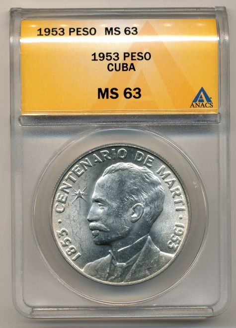 Commems-Collection-Medals:-1953-Jose-Marti-Birth-Centennial