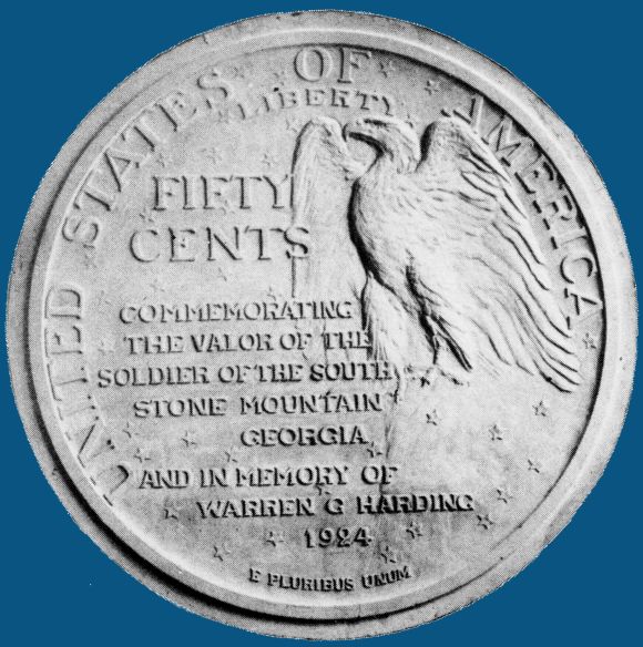 Commems-Collection-Classic:-1925-Stone-Mountain---President-Harding-Removed