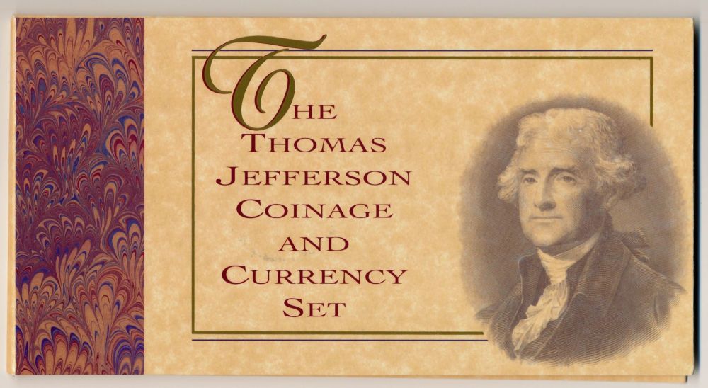 Commems-Collection-Modern:-1994-Thomas-Jefferson-Coinage-&-Currency-Set