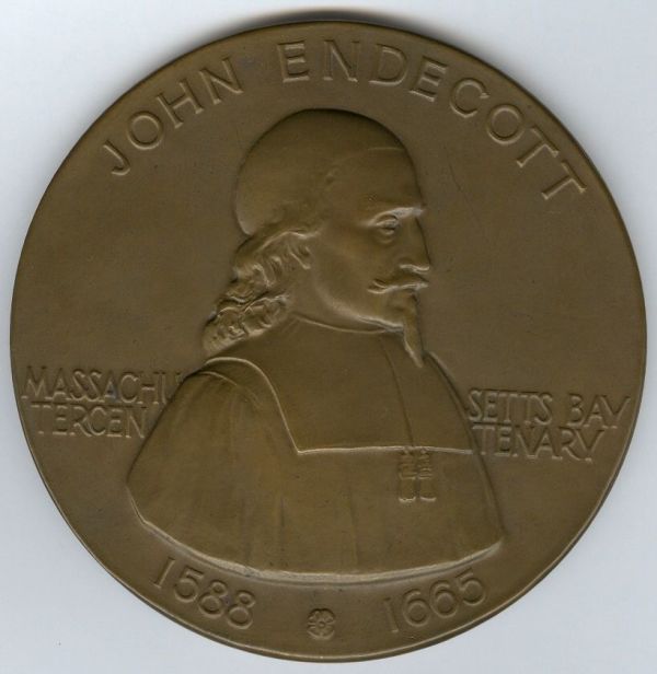 Commems-Collection-Medals:-1930-Massachusetts-Bay-Colony-300th-Anniversary