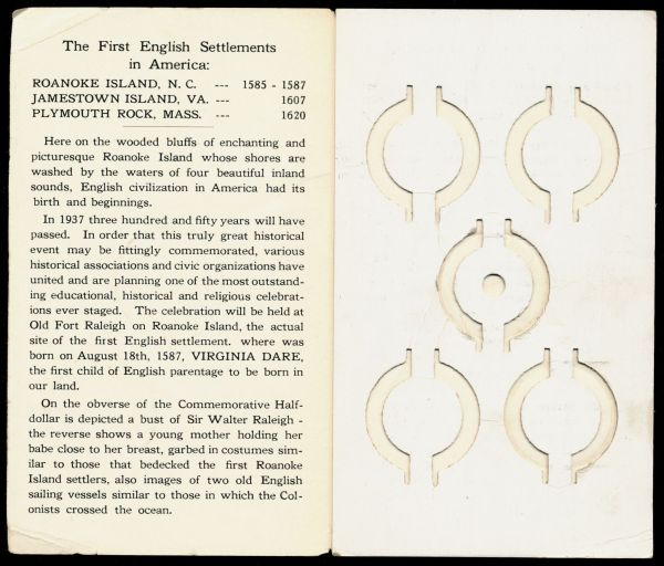 Commems-Collection-Classic:-1937-Roanoke-Colony---Ephemera-II
