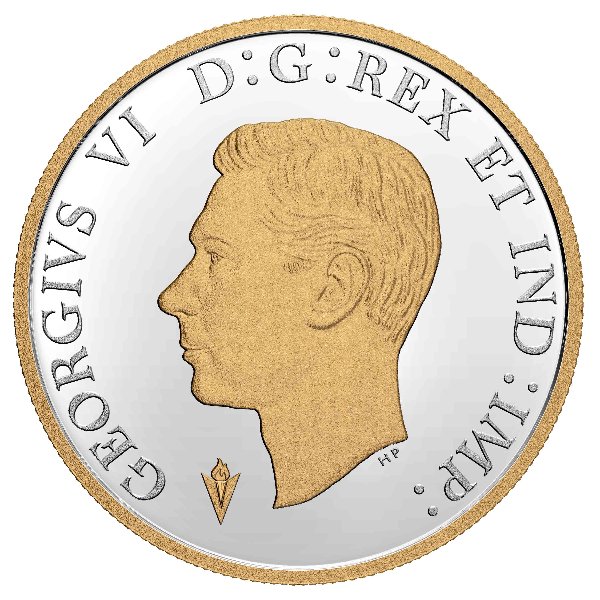 Commems-Collection-Canadian:-2020-75th-Anniversary-Of-V---E-Day-Silver-Dollar
