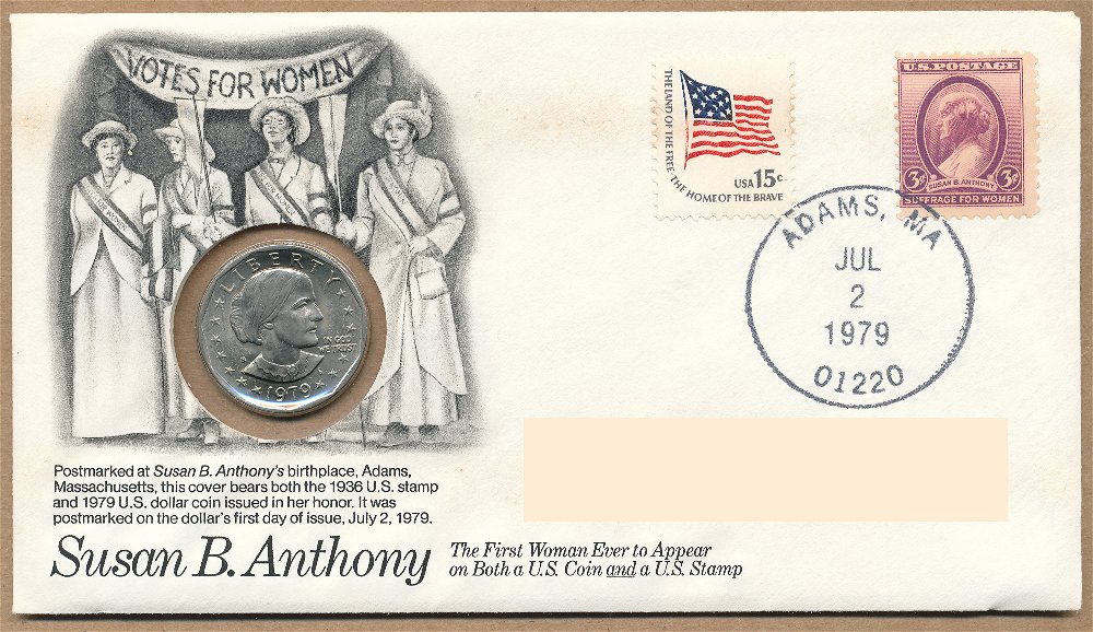 Commems-Collection-Modern:-1978-Susan-B.-Anthony-Dollar-In-Congress