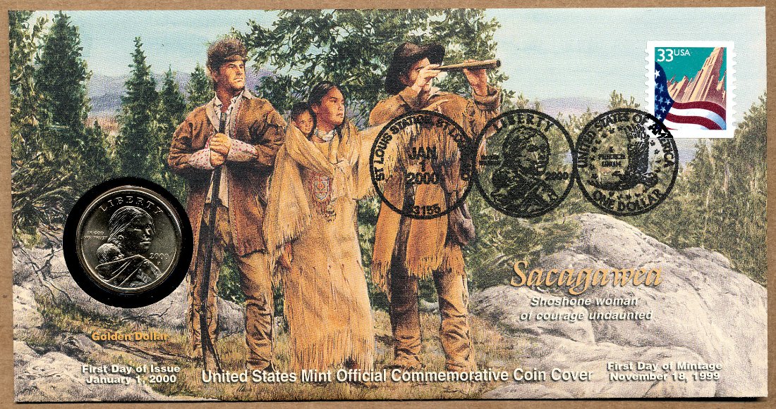 Commems-Collection-Modern:-2000-US-Millennium-Coinage-And-Currency-Set