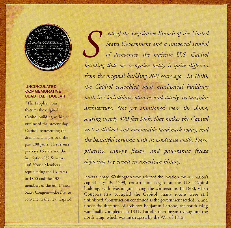 Commems-Collection-Modern:-2001-US-Capitol-Visitor-Center-Collector's-Set