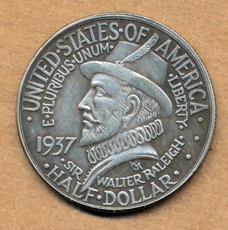 Commems-Collection-Classic:-1937-Roanoke-Colony---Half-Dollar-Copy