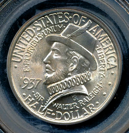 Commems-Collection-Classic:-Medals-With-1937-Roanoke-Half-Dollar-Design