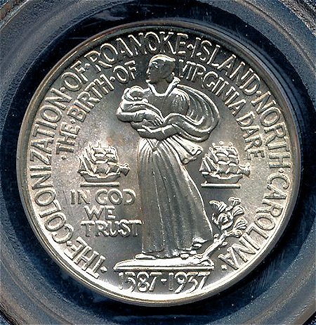 Commems-Collection-Classic:-Medals-With-1937-Roanoke-Half-Dollar-Design
