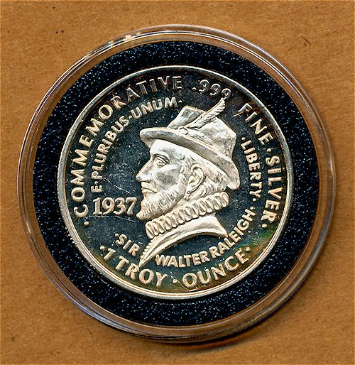 Commems-Collection-Classic:-Medals-With-1937-Roanoke-Half-Dollar-Design
